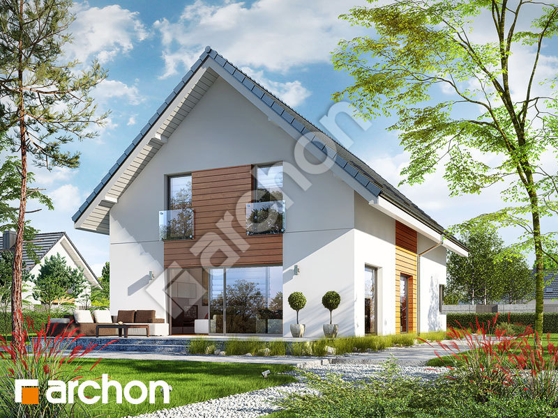 gotowy projekt Dom w amburanach 2 widok 1