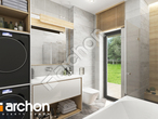 gotowy projekt Dom w kostrzewach 4 (E) OZE Wizualizacja łazienki (wizualizacja 3 widok 2)