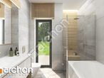 gotowy projekt Dom w kostrzewach 4 (E) OZE Wizualizacja łazienki (wizualizacja 3 widok 1)