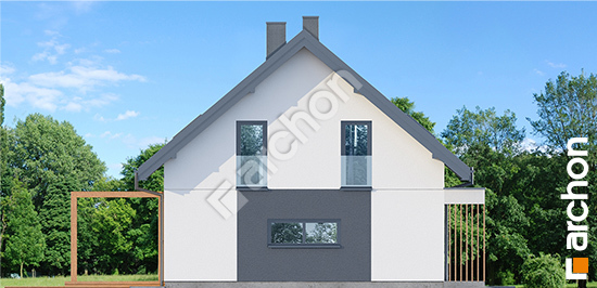 Elewacja boczna projekt dom w borowkach 5 e oze ba15e9c6ce871a1b4cf623b9aa4499a2  266