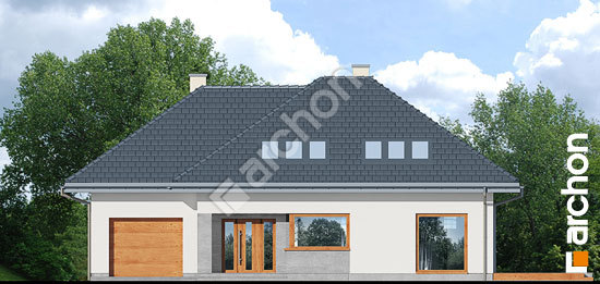 Elewacja frontowa projekt dom w lazurach 03ff48170101854e272e90322b3486c2  264