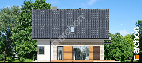 Elewacja boczna projekt dom w orliczkach g2p 6c5050734abeb53c2eff05a4479123f6  266