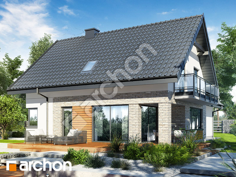 gotowy projekt Dom w orliczkach (G2P) widok 1