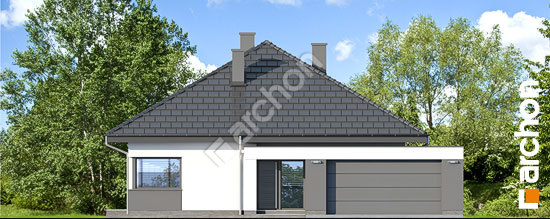 Elewacja frontowa projekt dom w cieszyniankach 4 g2 28480caf876670d69417fba61ccc1c58  264