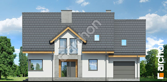 Elewacja frontowa projekt dom w srebrzykach 4 521babd35e6b20fd9575f02bf1146676  264
