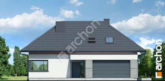 Elewacja frontowa projekt dom w przebisniegach 11 g2 0c31390f6e55089ff6d050baf5528692  264