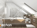 gotowy projekt Dom w przebiśniegach 11 (G2) Wizualizacja łazienki (wizualizacja 3 widok 2)