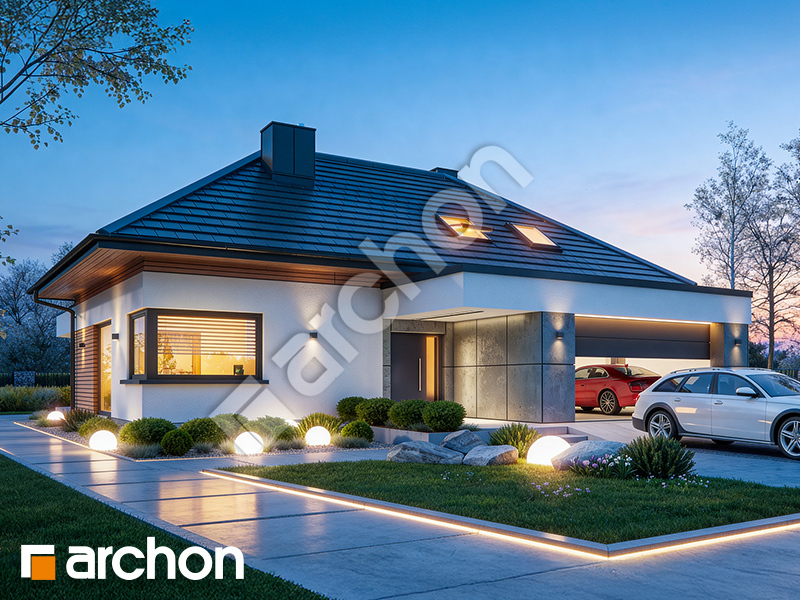 gotowy projekt Dom w przebiśniegach 11 (G2) 