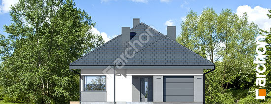 Elewacja frontowa projekt dom w renklodach 12 079f027e9534b1f050199f9c5775084f  264