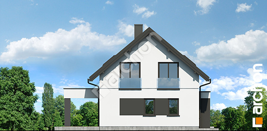 Elewacja boczna projekt dom w pierisach e oze 3822e31b8f8f4ee43de635e591c3770b  266