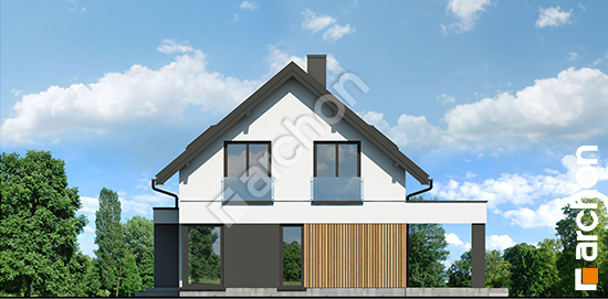 Elewacja boczna projekt dom w pierisach e oze d6940f4e3018692427faa23d503e267a  265