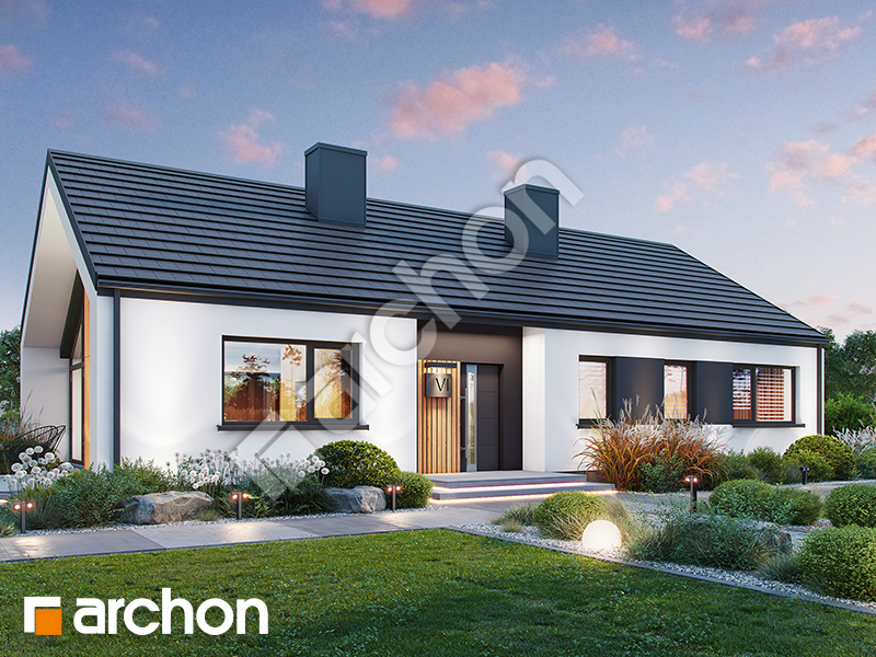 gotowy projekt Dom w skalnicach 2 widok 2