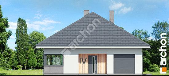 Elewacja frontowa projekt dom w cieszyniankach 10 ae oze 3a26d1098a01fb318b8d70eabc3d005a  264
