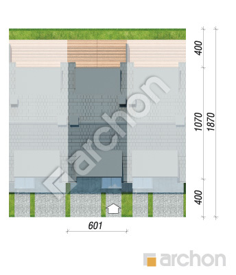 gotowy projekt Dom w riveach 16 (GS) sytuacja