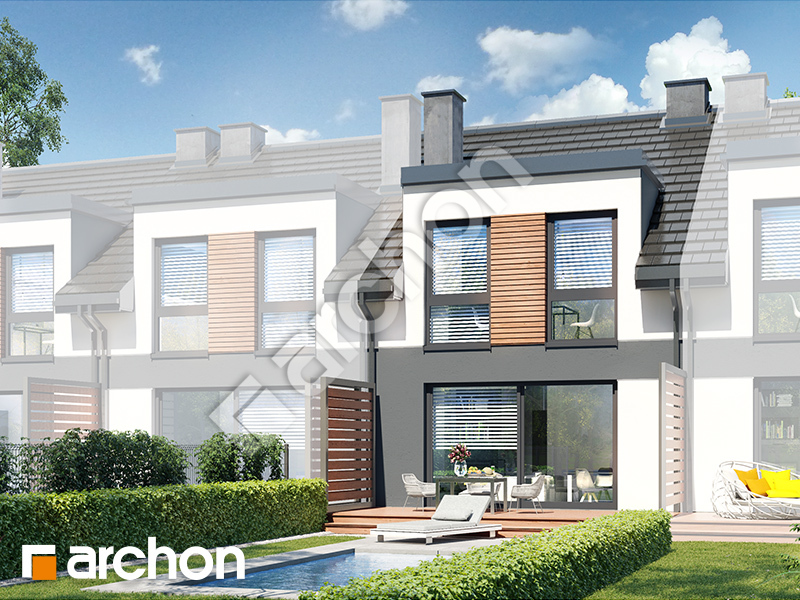 gotowy projekt Dom w riveach 16 (GS) widok 2