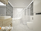 gotowy projekt Dom pod miłorzębem 7 (GSN) Wizualizacja łazienki (wizualizacja 3 widok 2)
