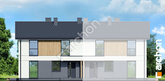 Elewacja frontowa projekt dom w everniach 4 b 9290b1377cfbe01b481dec5f77113cbb  264