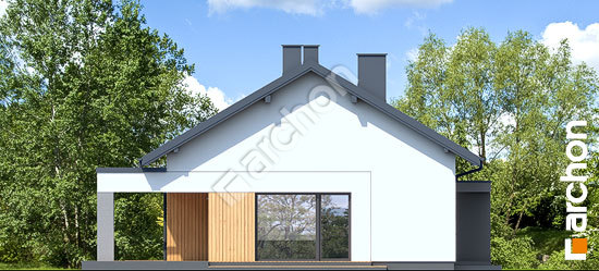 Elewacja boczna projekt dom w rumiankach 4 479b025ade06198bb5c22798e82b4f34  265