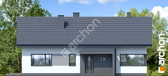 Elewacja frontowa projekt dom w rumiankach 4 60b0151b6b2c871f6f63b086ef6e4c55  264