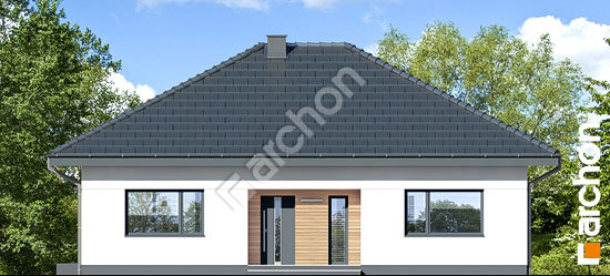 Elewacja frontowa projekt dom w santanach e oze 163d7fd205945fad4333b76405a50626  264