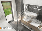 gotowy projekt Dom w santanach (E) OZE Wizualizacja łazienki (wizualizacja 3 widok 4)