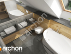 gotowy projekt Dom w kortlandach 3 (G2) Wizualizacja łazienki (wizualizacja 3 widok 4)