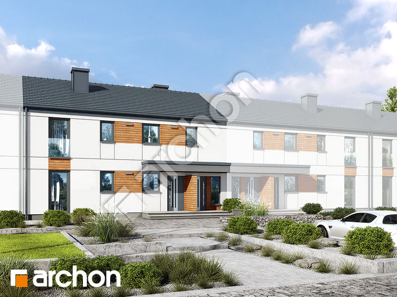 gotowy projekt Dom w halezjach 2 (R2S) widok 1
