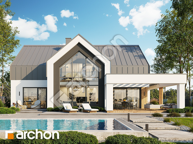 gotowy projekt Dom w felicjach 5 (G2E) widok 2