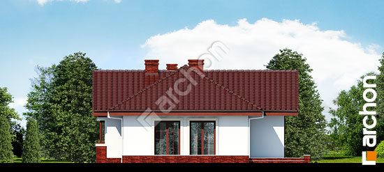 Elewacja boczna projekt dom w storczykach 08852bac18cb109a6135672f3fded953  265