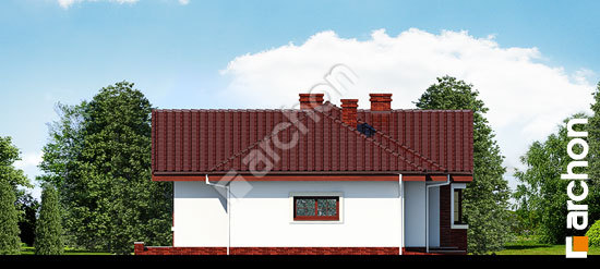 Elewacja boczna projekt dom w storczykach 323a1957ca8e2ae4a724d088264e9e58  266