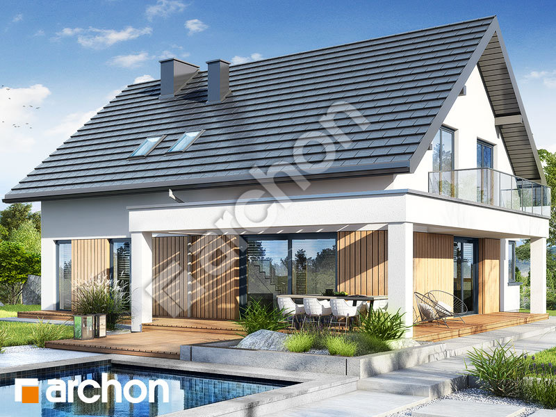 gotowy projekt Dom w nefrisach (G2) widok 2