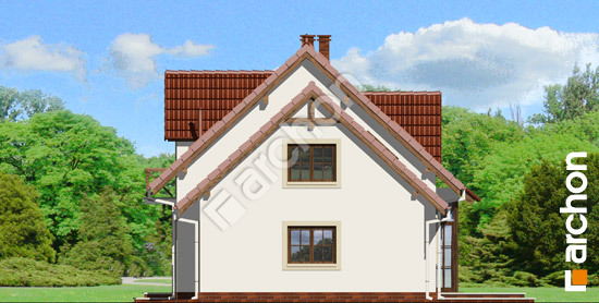 Elewacja boczna projekt dom w daliach 2 d701a7c7c6abc89e900eaae815abbae3  266