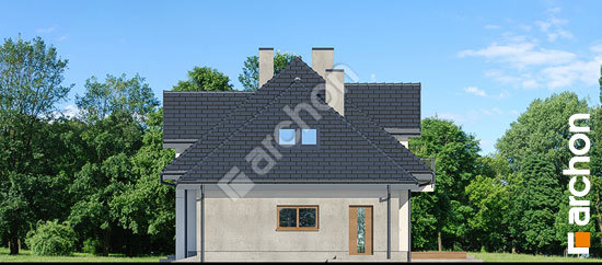Elewacja boczna projekt dom w sliwach 5 g 71d0d9ba648f87c6e17d839945a06d93  266