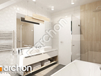 gotowy projekt Dom w malinówkach 8 (GE) OZE Wizualizacja łazienki (wizualizacja 3 widok 3)