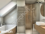 gotowy projekt Dom w perłówce Wizualizacja łazienki (wizualizacja 1 widok 1)