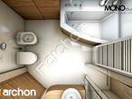 gotowy projekt Dom w perłówce Wizualizacja łazienki (wizualizacja 1 widok 5)