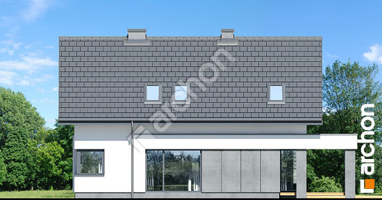 Elewacja boczna projekt dom w rabatkach 8d87d6c7e3f12875eae75b2e87297978  265