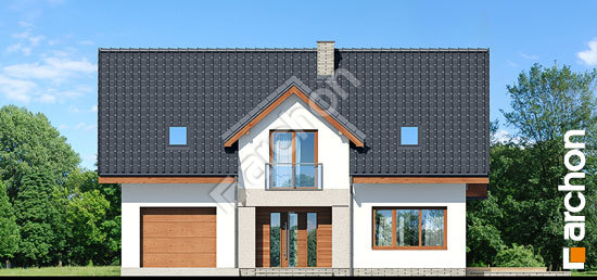 Elewacja frontowa projekt dom w szeflerach 89847c40cdaae31c027e0f1a0a938d80  264