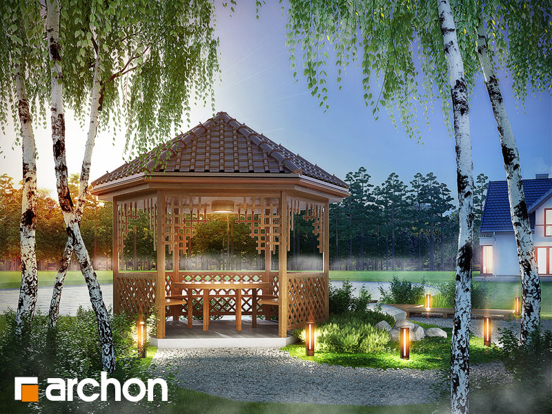 Projekty altan ogrodowych, altanek archon Ikea fliser