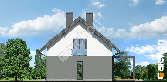 Elewacja boczna projekt dom w wisteriach 12 9f5580bce68b580f096decf9ee78f15a  265
