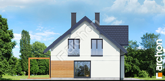 Elewacja boczna projekt dom w balsamowcach 20 g2 7e09c086d870667a4d2cd2d8b7a5b808  266