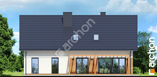 Elewacja ogrodowa projekt dom w balsamowcach 20 g2 ca536cfe99d19b6a362fff7ef0d0b5c2  267
