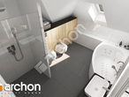 gotowy projekt Dom w nektarynkach 4 (G2N) Wizualizacja łazienki (wizualizacja 3 widok 4)