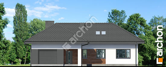Elewacja frontowa projekt dom w rozach 2 g f54bb1ccfa7766c268f0038c7d4f5721  264