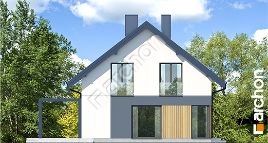 Elewacja boczna projekt dom w wisteriach 21 56ad36654f2637c1382982bed21f0835  266