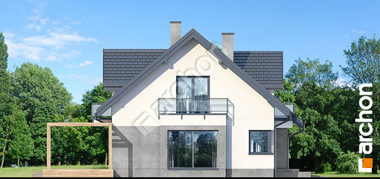 Elewacja boczna projekt dom w rododendronach 15 g2n 2caeafe201346dfd36ff020042d5311d  266