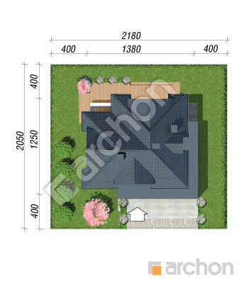 gotowy projekt Willa Miranda 5 (G2) sytuacja