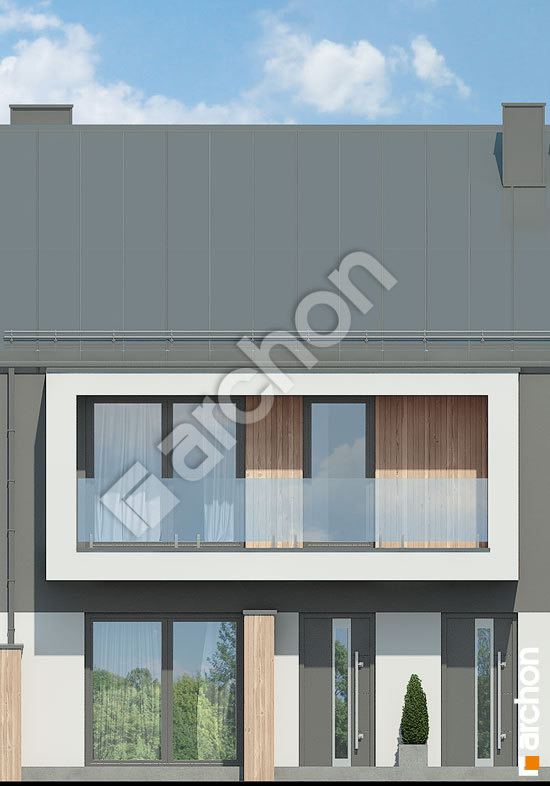 Elewacja frontowa projekt dom przy trakcie r2s 8a5b7a9e593a36c047e06ef003c21ee1  264