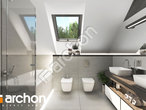 gotowy projekt Dom w albicjach 2 (G2) Wizualizacja łazienki (wizualizacja 3 widok 2)