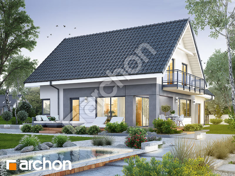 gotowy projekt Dom w orliczkach (G2E) widok 2